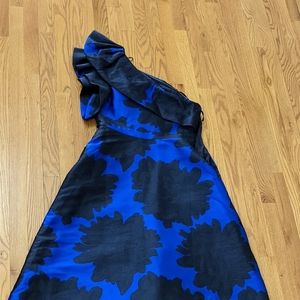 Adrianna Pappell One Shoulder Evening Gown